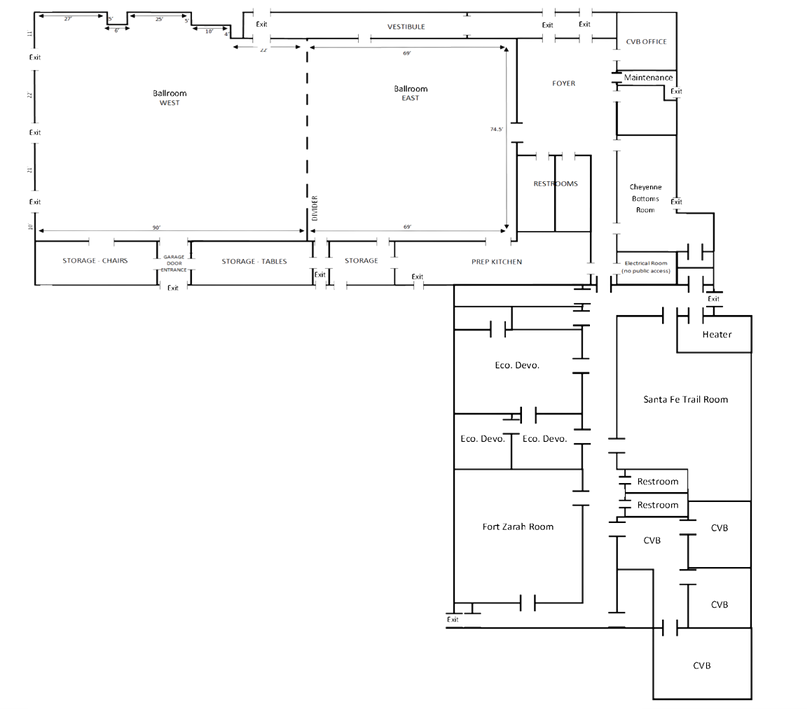 Great Bend Events Center Map