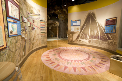 An exhibit at the Smoky Hill Museum in Salina tells Native American stories.