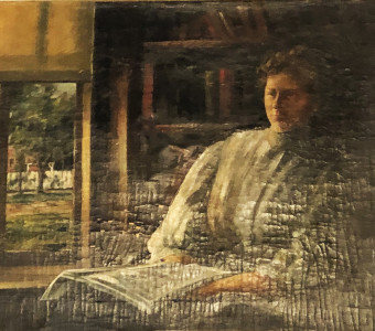 Miss Christ an Early Peabody Librarian